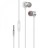  Стереонаушники Hoco M16 с микрофоном серебристые
