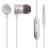  Стереонаушники Hoco M16 с микрофоном серебристые