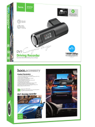 Автомобильный видеорегистратор Hoco DV1 черный