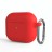  Силиконовый чехол для AirPods 3 c карабином красный