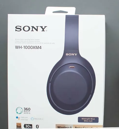  Беспроводные наушники Sony WH-1000XM4 синий
