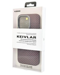 Накладка для i-Phone 15 Pro K-Doo Kevlar пластик красная