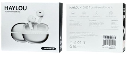  Беспроводные наушники Haylou X1 (2023) серебристый