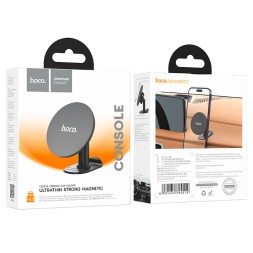 Держатель в автомобиль на торпеду Hoco H13 магнитный черный