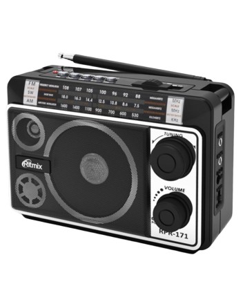  Портативный радиоприемник Ritmix RPR-171 черный
