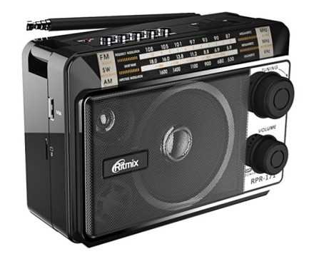  Портативный радиоприемник Ritmix RPR-171 черный
