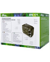 Портативный радиоприемник Ritmix RPR-171 черный