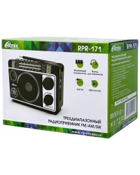Портативный радиоприемник Ritmix RPR-171 черный
