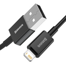 Usb Кабель-зарядка Lightning Baseus Superior series 1м (CALYS-A01) 2.4A черный