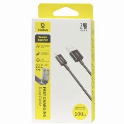 Usb Кабель-зарядка Lightning Baseus Superior series 1м (CALYS-A01) 2.4A черный