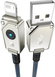 Usb Кабель-зарядка Lightning Baseus Unbreakable 1м (P10355802221-00) 2.4A белый