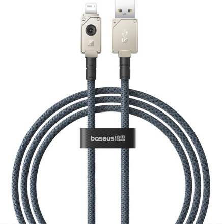  Usb Кабель-зарядка Lightning Baseus Unbreakable 1м (P10355802221-00) 2.4A белый