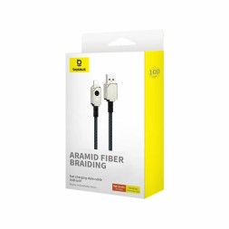 Usb Кабель-зарядка Lightning Baseus Unbreakable 1м (P10355802221-00) 2.4A белый