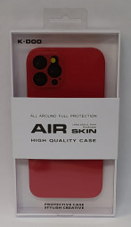 Накладка для i-Phone 12 Pro 6.1&quot; K-Doo Air Skin силикон красная
