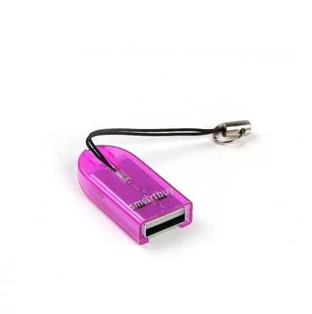  Картридер Smartbuy 710 USB - microSD фиолетовый (SBR-710-F)