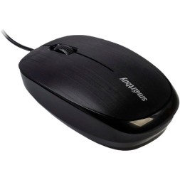 Мышь проводная Smartbuy ONE 214 USB/DPI 1200/3 кнопки/1.3м (SBM-214-K) черная