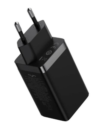  Сетевое зар. устр. Baseus GaN5 Pro Fast Charger 1USB+2C 65W CCGP120201 черное