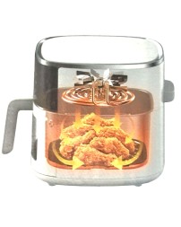 Аэрогриль Beheart Smart Air Fryer 4л (AF-E4003-AS/EU) белый