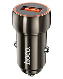 Автомобильное заряд. устр. Hoco Z46 1USB QC3.0 18W серое