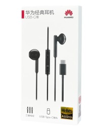 Стереонаушники Huawei CM33 с микрофоном Type-C черные