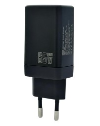 Сетевое зарядное устройство EOFE E601 1C/1USB 65W черное