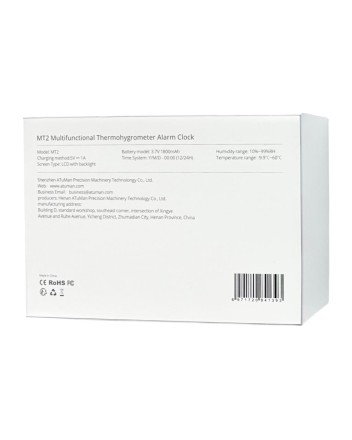  Умный будильник Atuman Duka MT2 белый