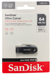 3.2 USB флеш накопитель SanDisk 64GB SDCZ550-064G-G46 Ultra Curve чёрный