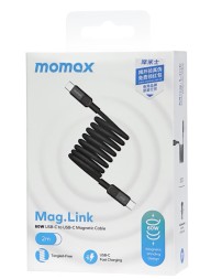 Usb Кабель-зарядка Type-C на Type-C Momax Mag.Link 60W DC61D 2м черный