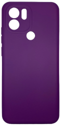 Накладка для Xiaomi Redmi A1+ Silicone cover без логотипа фиолетовая