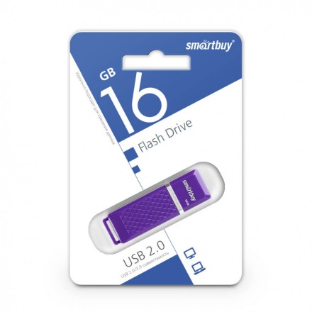  USB флеш накопитель Smartbuy 16GB Quartz Violet (SB16GBQZ-V)