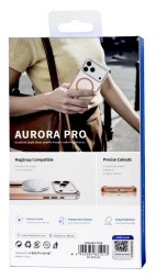 Накладка для i-Phone 17 Pro Keephone Aurora Pro MagSnap оранжевый