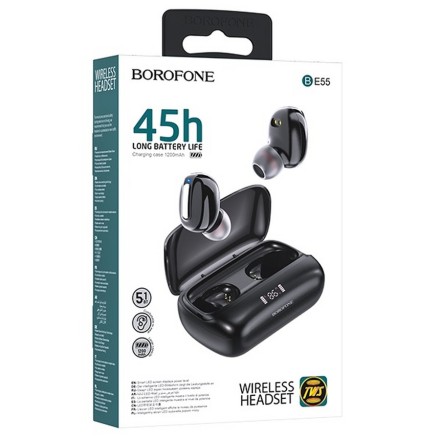  Беспроводные наушники TWS Borofone BE55 TWS чёрный