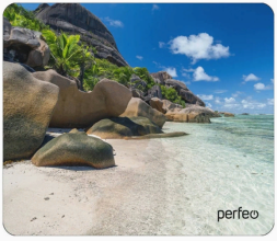 Perfeo Коврик для компьютерной мыши "Пляж", Рис.6 (180*220*2 мм), ткань+резиновое основание