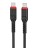  Usb Кабель-зарядка Type-C на Type-C Hoco X59 3A 60W 1м в тканевой оплетке черный