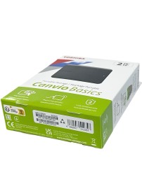 Внешний HDD Toshiba Canvio Basics 2TB (HDTB520EK3AA) черный