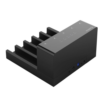  Док-станция для 5 HDD Orico 6558US3-C 5Gbps USB-C черный