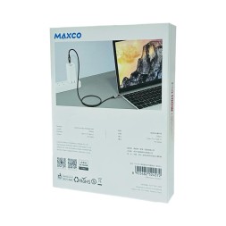 Usb Кабель-зарядка Type-C на Type-C Maxco MS03CC LED 100W 2м черный