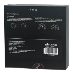 Поводок для собак Xiaomi Moemster Ufo Pet Leash 2 Air белый - оранжевый