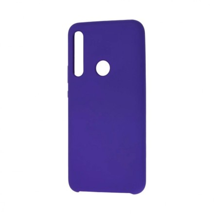  Накладка для Huawei P40 Lite E/Y7P/Play 3 Silicone cover фиолетовая