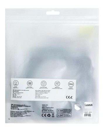  Baseus High Definition Series HDMI 8K to HDMI 8K Adapter Cable 2m Black