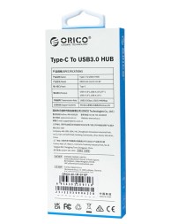 USB-С хаб Orico AH-12F 2xUSB2.0/1xUSB3.0/TF серый