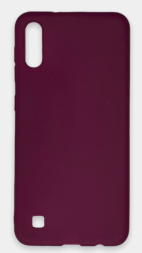 Накладка для Samsung Galaxy A10 Silicone cover сиреневая