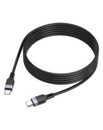 Usb Кабель-зарядка Type-C на Type-C Hoco X109 3A 60W 3м силиконовый черный