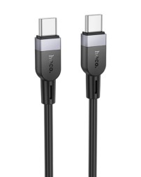 Usb Кабель-зарядка Type-C на Type-C Hoco X109 3A 60W 3м силиконовый черный