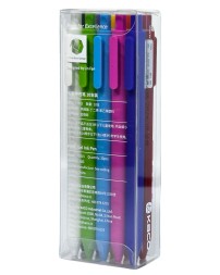 Ручка гелевая Kaco Pure Plastic Gel Ink (комплект 10шт) цветные