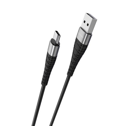  Usb Кабель-зарядка Type-C Borofone BX32 Munificent 3A 1м черный