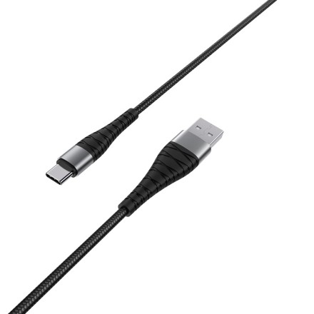  Usb Кабель-зарядка Type-C Borofone BX32 Munificent 3A 1м черный