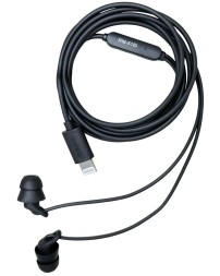 Наушники с микрофоном Remax wired sleep earphones RM-518i Lightning чёрные