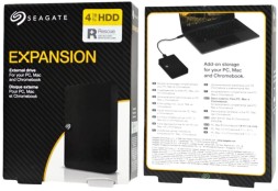 Внешний жесткий диск 4TB Seagate Expansion Portable (STKM4000400) черный