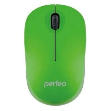  Мышь беспроводная Perfeo Sky USB/DPI 1200/3 кнопки/1AA зеленая